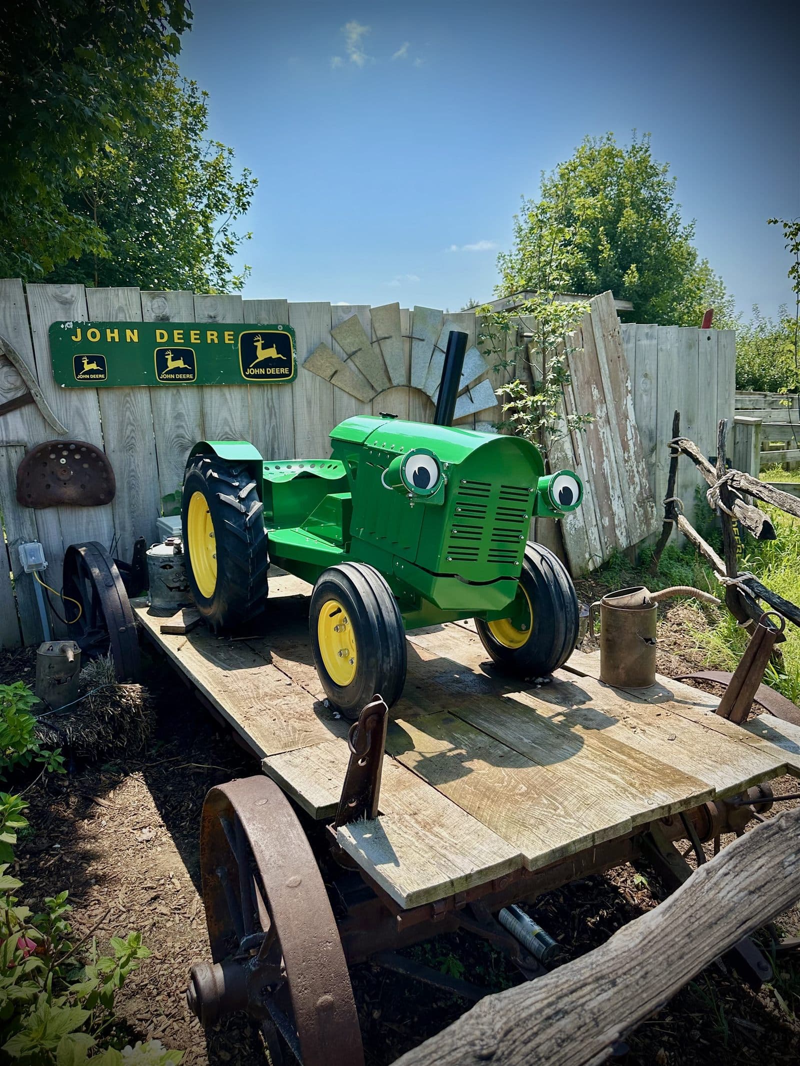 Zack the Tractor at Vala's Pumpkin Patch